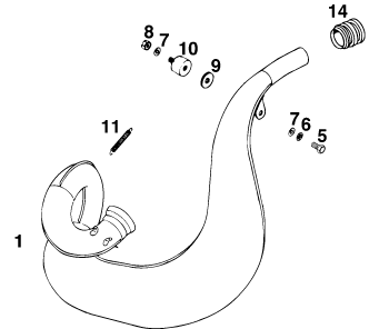 SYSTEME D ECHAPPEMENT POUR 440 SX 94 (EU)