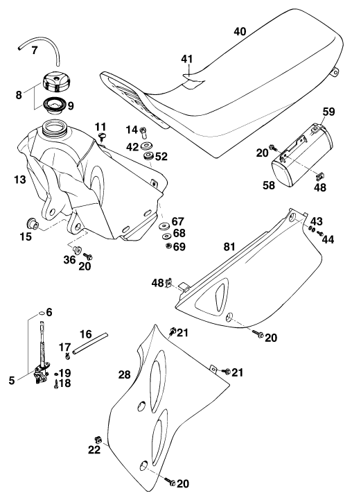 RESERVOIR SELLE POUR 400 SUPER-COMP WP (EU)