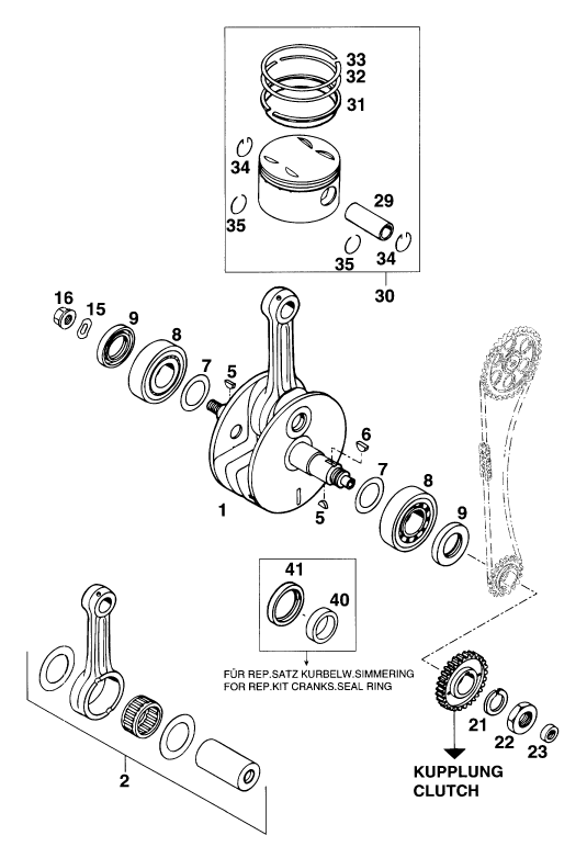 VILEBREQUIN PISTON POUR 350 E XC 20KWSUPCOM EU