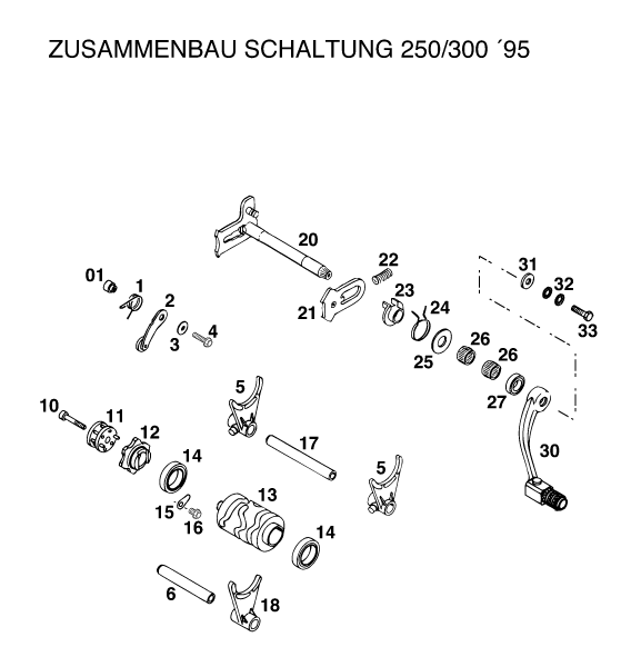 MECANISME DE SELECTION POUR 250 EXC MU00D6 EU