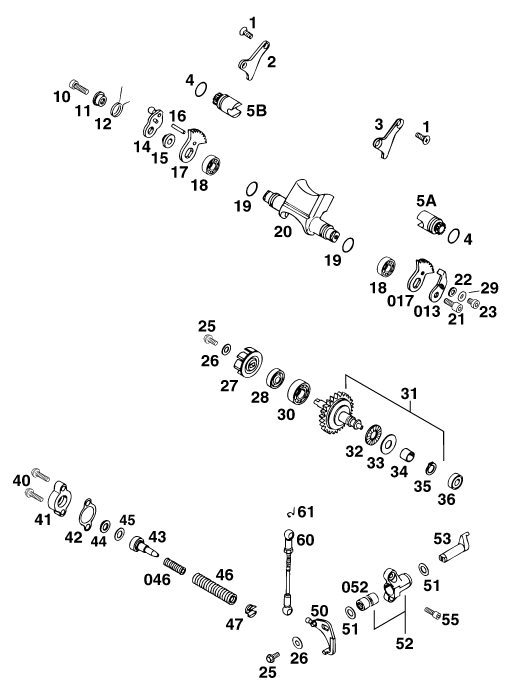 VALVE D ECHAPPEMENT POUR 300 EXC M/U00D6 (EU)