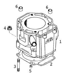 CYLINDRE POUR 640 DUKE II 2000 EU