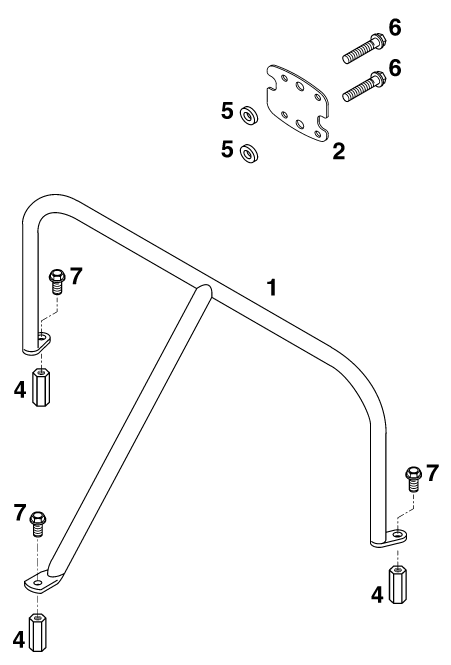 INSTRUMENTS SYSTEME DE VERROUILLAGE POUR 620 EGS-E ADVENTURE (EU)