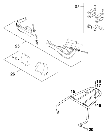ACCESSOIRES POUR 620 EGS E ADVENTURE EU