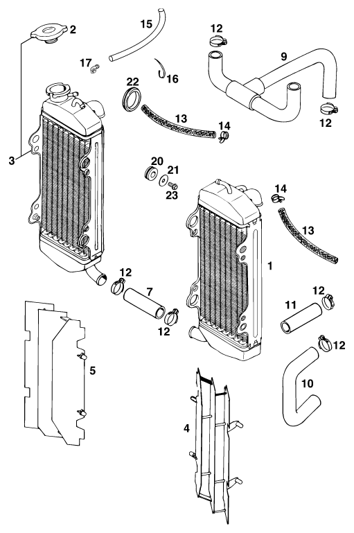 SYSTEME DE REFROIDISSEMENT POUR 400 SXC WP EU