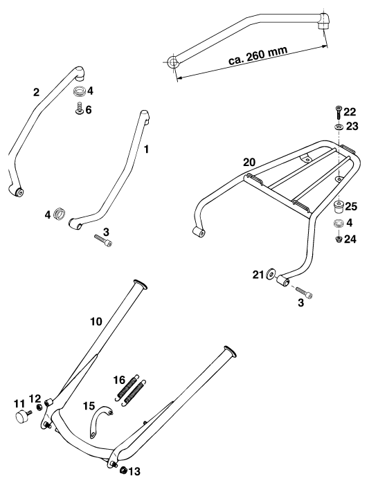 ACCESSOIRES POUR 620 DUKE-E 37KW (EU)