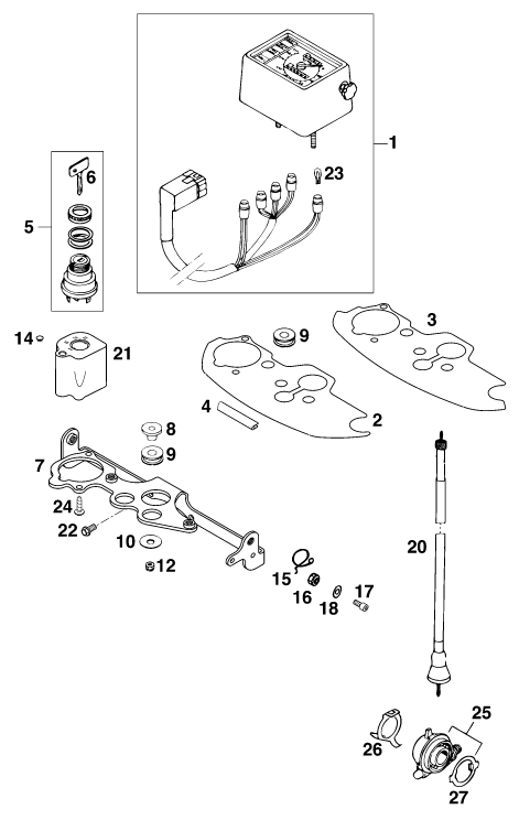 INSTRUMENTS  SYSTEME DE VERROUILLAGE POUR 620 ENDURO LIMITED EU