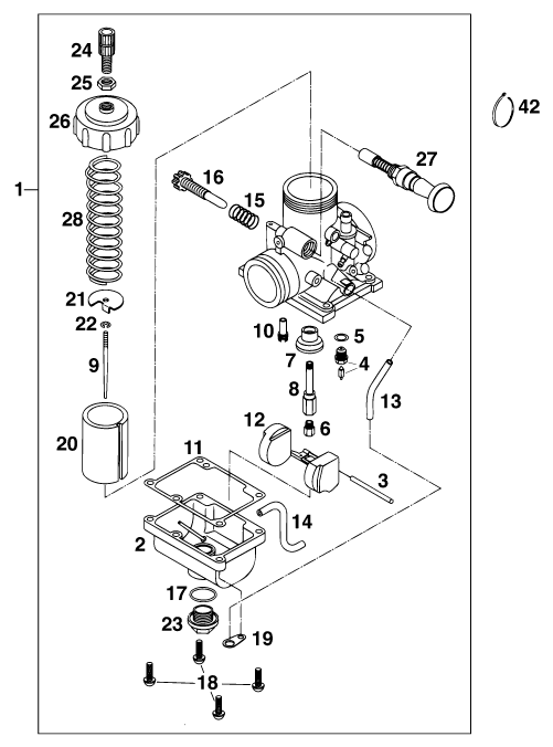 CARBURATEUR POUR 65 SX 2000 EU