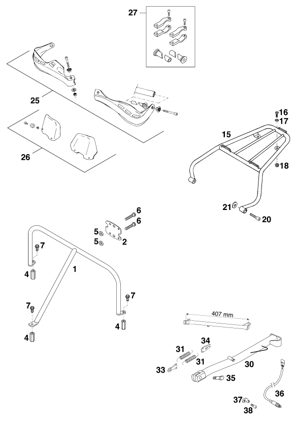 ACCESSOIRES POUR 640 ADVENTURE-R D (EU)