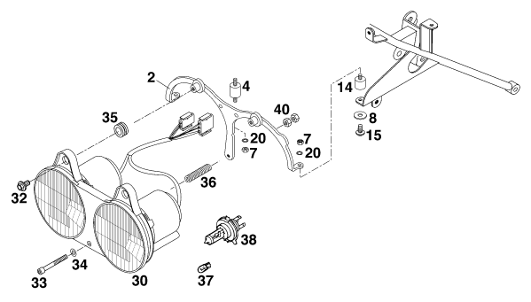 PIECES NEUVES POUR 640 ADVENTURE R D EU