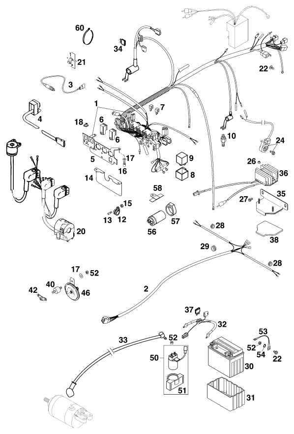 FAISCEAU DE CABLES POUR 640 DUKE E EU