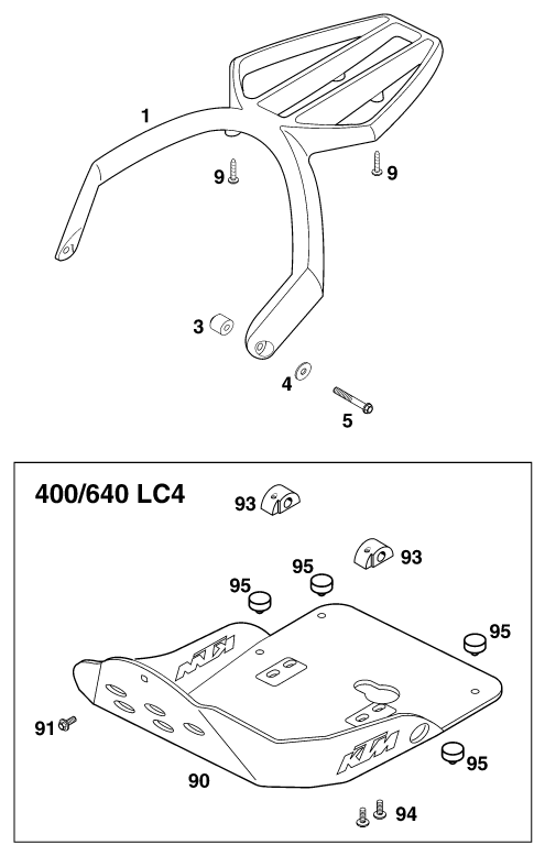 ACCESSOIRES POUR 400 LC 4 98 (EU)