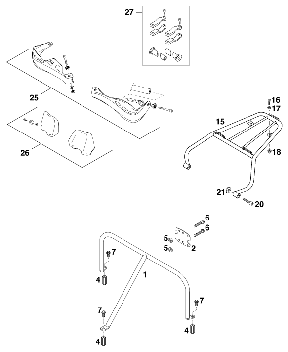 ACCESSOIRES POUR 640 ADVENTURE R EU