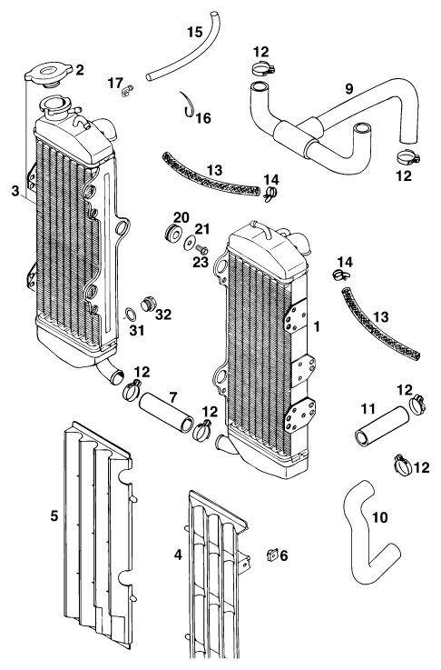 SYSTEME DE REFROIDISSEMENT POUR 620 SC 2000 EU