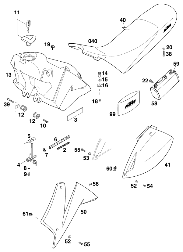 RESERVOIR SELLE POUR 400 LC 4 99 EU