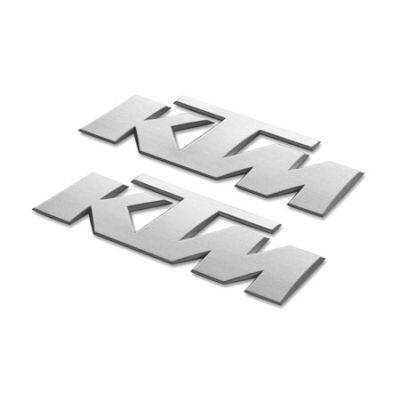 AUTOCOLLANTS KTM 3D STICKER 17 SILVER