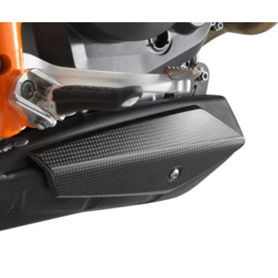 COUVRE ÉCHAPPEMENT CARBONE DROIT KTM POUR 690 DUKE DE 2012