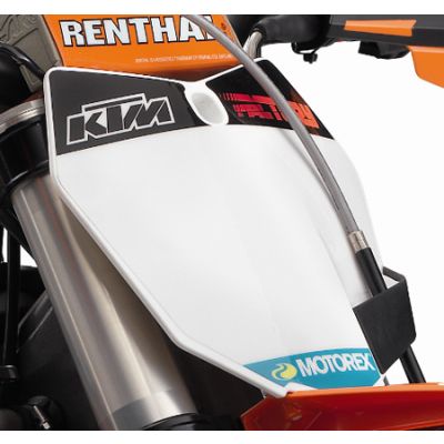 PLAQUE FRONTALE CROSS KTM POUR SX/EXC A PARTIR DE125CC DE 2013-14