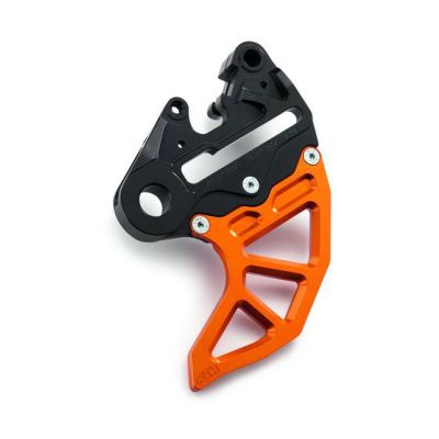 SUPPORT D'ÉTRIER DE FREIN CNC AVEC PROTECTION DE DISQUE DE FREIN KTM POUR 125/150/250 SX ET 250/350/450 SX-F DE 2013-16 ET 450 SMR 2013-14