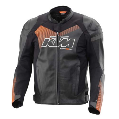 VESTE ROUTE KTM HOMME "TENSION V2 LEATHER JACKET" 2024