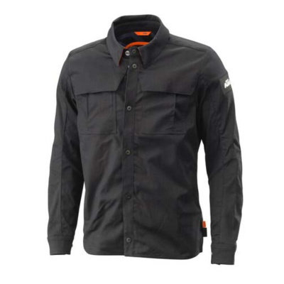 VESTE MOTO ROUTE HOMME KTM "FACTOR OVERSHIRT BLACK" 2024