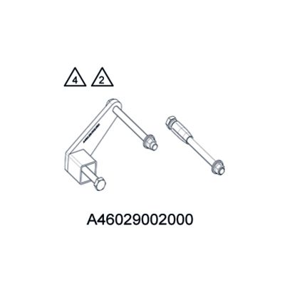 HALTER FÜR MONTAGEBOCK KPL.                     KTM POUR SX-F