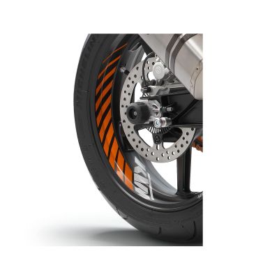 KIT D'AUTOCOLLANTS DE JANTE KTM POUR DUKE / SUPER-MOTO / SUPERDUKE / SM-T / RC 