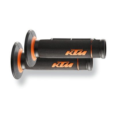 JEU DE POIGNÉES KTM POUR SX / SX-S / EXC / EXC-E / DUKE / SX-F / EXC-F / FREERIDE / SM-R / EXC-R / SM-S / SX-C / ADVENTURE / SM-C / ENDURO / SUPERMOTO / SUPERDUKE / SUPERENDURO / SM-T / FREERIDE E-SX / FREERIDE E-XC / FREERIDE E-SM 