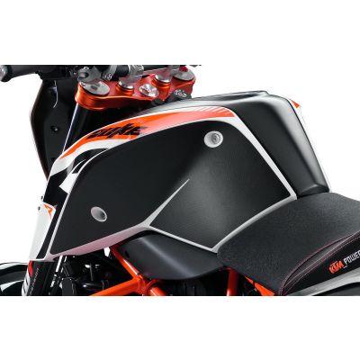 JEU D'AUTOCOLLANTS DE PROTECTION DE RÉSERVOIR DE CARBURANT KTM POUR DUKE 