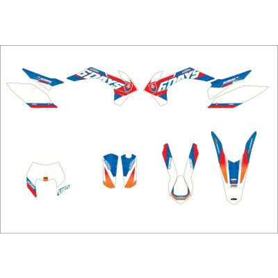 KIT DÉCO SIX DAYS SLOVAKIA KTM POUR EXC / EXC-F 