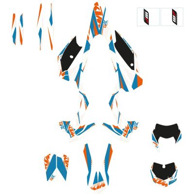 KIT DÉCO GRAVITY KTM POUR SX / EXC / SX-F / EXC-F 