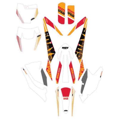 KIT DÉCO SIX DAYS SPAIN KTM POUR SX / EXC / SX-F / EXC-F 