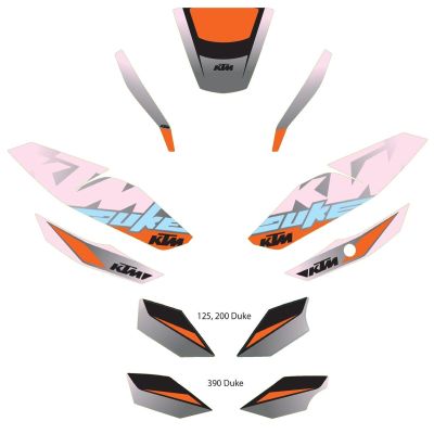 KIT DÉCO KTM POUR DUKE 