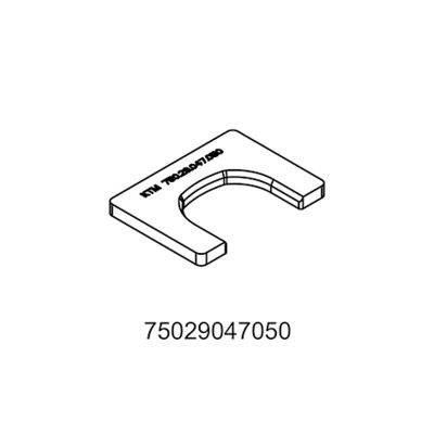 PARTIE SUPÉRIEURE DE LA PLAQUE SÉPARATRICE KTM POUR DUKE / ENDURO / SM-C 