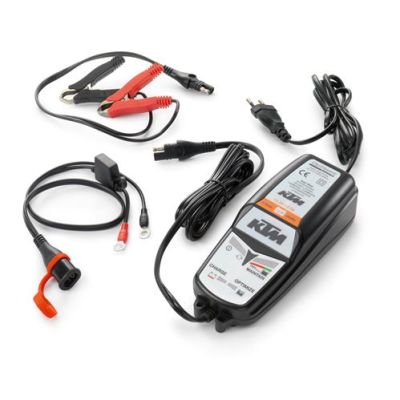 CHARGEUR ET TESTEUR DE BATTERIE KTM POUR EXC/FREERIDE/SX-F/EXC-F