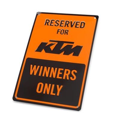 PLAQUE KTM "PARKING PLATE"