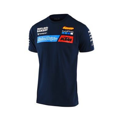 T SHIRT TROY LEE DESIGN "KTM TEAM TEE NAVY"