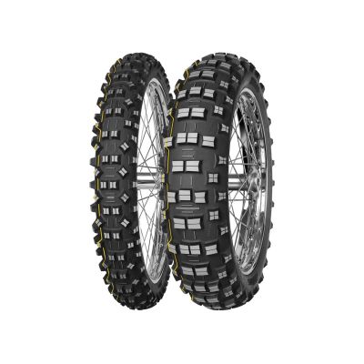 PNEU ARRIERE MITAS TERRA FORCE-EF 140/80-18 M/C 70R TT FIM SUPER JAUNE 