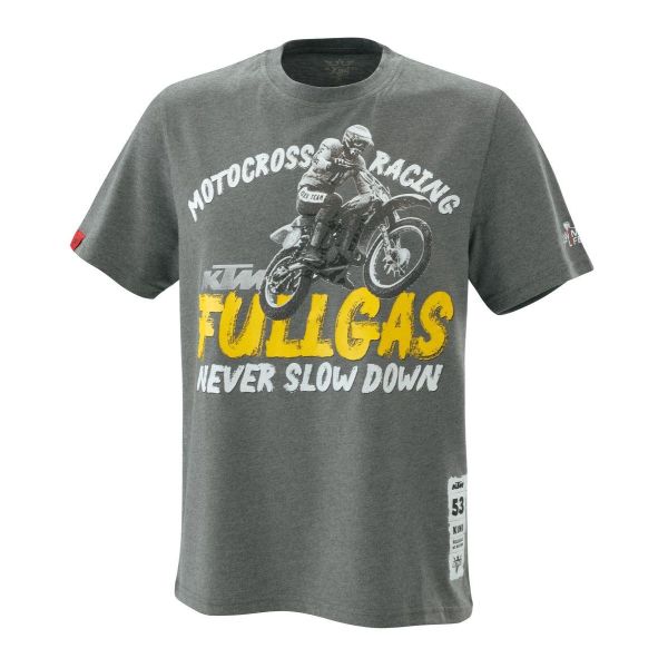 T-SHIRT KTM HOMME FULLGAS RETRO TEE - Taille S