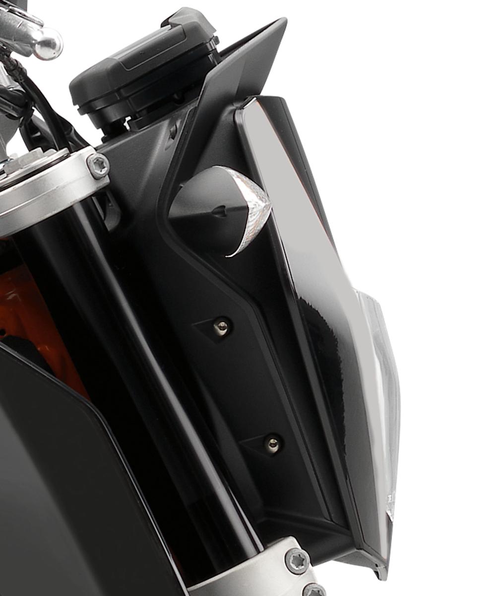 Plaque phare duke noire pour moto 50cc et 125cc